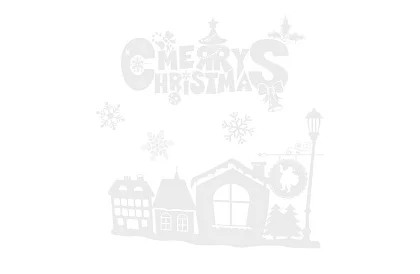 Vánoční samolepky na okno – Merry Christmas