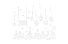 Vánoční samolepky na okno – Christmas Time