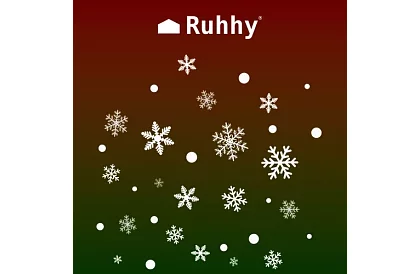 Vánoční samolepky na okno – vločky