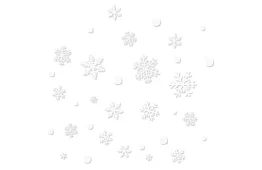 Vánoční samolepky na okno – vločky