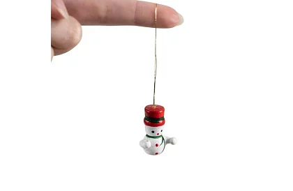 Vánoční dřevěné ozdoby - 10 kusů