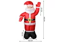 Nafukovací Santa Claus 180 cm s LED osvětlením a kompresorem