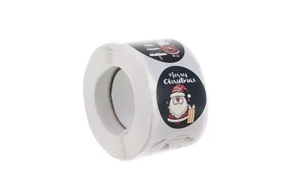 Vánoční samolepky na roli – 500 kusů