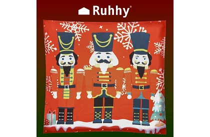 Dekorativní povlak na polštář 45 × 45 cm – motiv Louskáčku