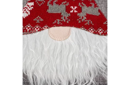 Dlouhý vánoční běhoun se skřítkem 215 x 34 cm