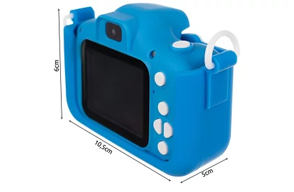 Digitální fotoaparát pro děti Full HD s 32GB kartou – modrý