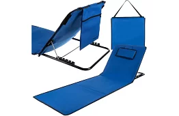 Velká plážová podložka s opěradlem