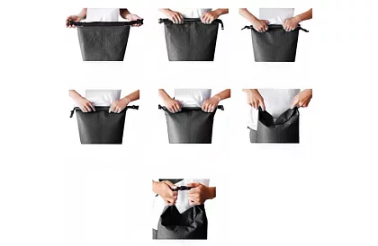 Vodotěsný vak 10 litrů – černý Dry Bag