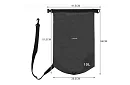 Vodotěsný vak 10 litrů – černý Dry Bag