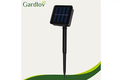 Dekorativní venkovní solární řetěz 15 metrů – teplá bílá