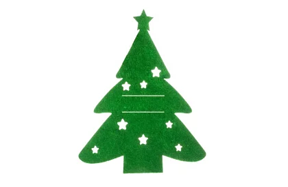 Vánoční kapsa na příbory 12 ks – stromeček