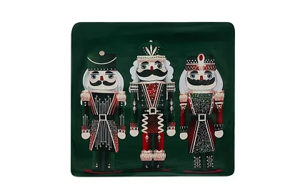 Dekorativní povlak na polštář 40x40 cm – zelený Louskáček