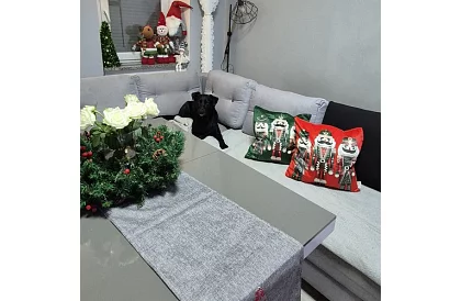 Dekorativní povlak na polštář 40x40 cm – zelený Louskáček