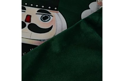 Dekorativní povlak na polštář 40x40 cm – zelený Louskáček