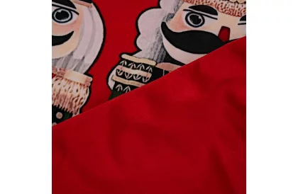 Dekorativní povlak na polštář 40x40 cm – červený Louskáček