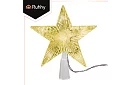 LED hvězda na vánoční stromeček – teplá bílá