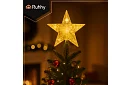 LED hvězda na vánoční stromeček – teplá bílá