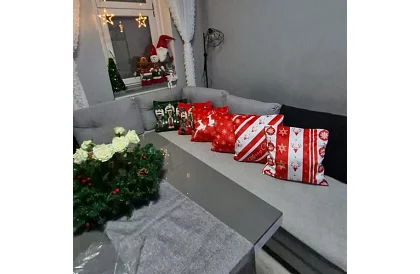 Dekorativní povlak na polštář 40x40 cm – 4 kusy merry christmas