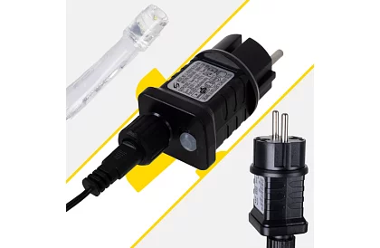 Vánoční LED závěs - déšť  300 LED venkovní - 15m teplá bílá