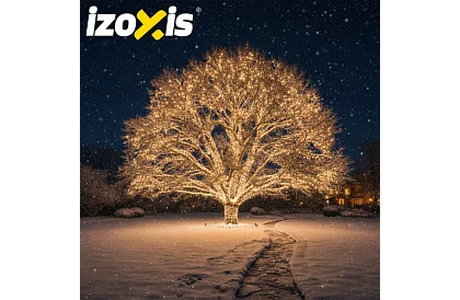 Vánoční LED řetěz 500 LED venkovní - 35m teplá bílá