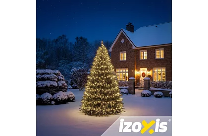 Vánoční LED řetěz Balls 300 LED venkovní - 30m teplá bílá