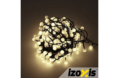 Vánoční LED řetěz Balls 300 LED venkovní - 30m teplá bílá