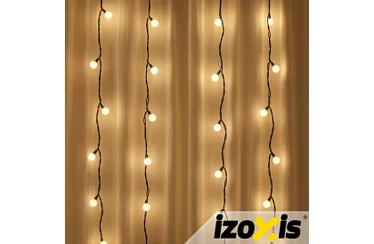 Vánoční LED řetěz Balls 300 LED venkovní - 30m teplá bílá