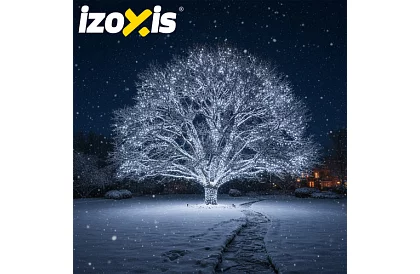 Vánoční LED řetěz 500 LED venkovní - 35m bílá