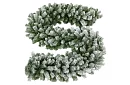 Vánoční hustý řetěz - girlanda zelenobílá 270 cm