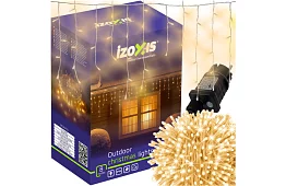 Vánoční LED závěs-déšť 500 LED venkovní - 20m teplá bílá