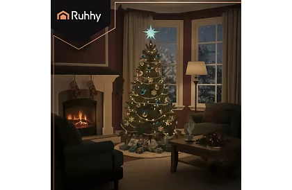 Umělý vánoční stromeček s hustým jehličím – 210 cm