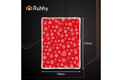 Vánoční flanelová deka 130 x 170 cm