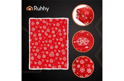 Vánoční flanelová deka 130 x 170 cm