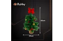 Malý umělý vánoční stromeček 45 cm – nazdobený