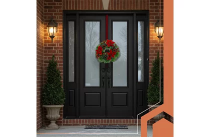 Vánoční věnec na dveře,  stůl - 30 cm