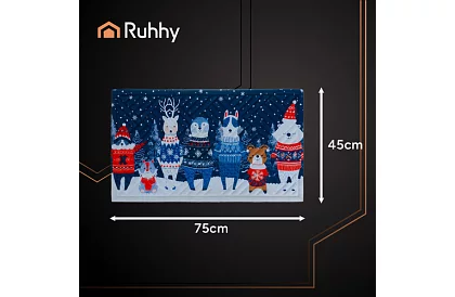 Vánoční rohožka 75x45 cm