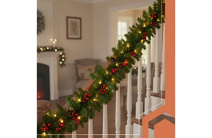 LED svítící girlanda na baterie – 270 cm