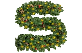 LED svítící girlanda na baterie – 270 cm