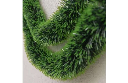 Dlouhý vánoční řetěz – zelená girlanda 6 metrů