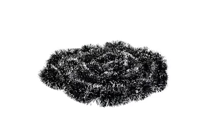 Dlouhý vánoční řetěz – bílozelená girlanda 6 metrů