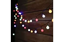 Dekorativní venkovní solární řetěz Balls – 7 metrů, multicolor