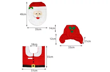 Vánoční koupelnový set – 3 kusy