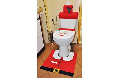 Vánoční koupelnový set – 3 kusy