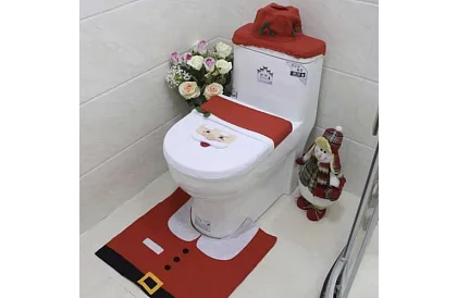 Vánoční koupelnový set – 3 kusy