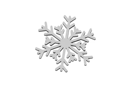 Dřevěné bílé vánoční ozdoby 20 kusů