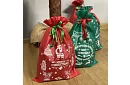 Vánoční dárkové tašky na vánoční dárky – 4 kusy