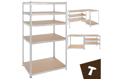 Skladový kovový regál 180x100x60 cm – 5 polic