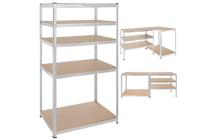 Skladový kovový regál 180x100x60 cm – 5 polic