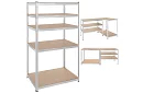 Skladový kovový regál 180x100x60 cm – 5 polic