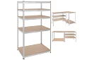 Skladový kovový regál 180x100x60 cm – 5 polic